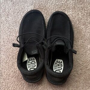 Hey Dude Men's Black Slip-On Loafers